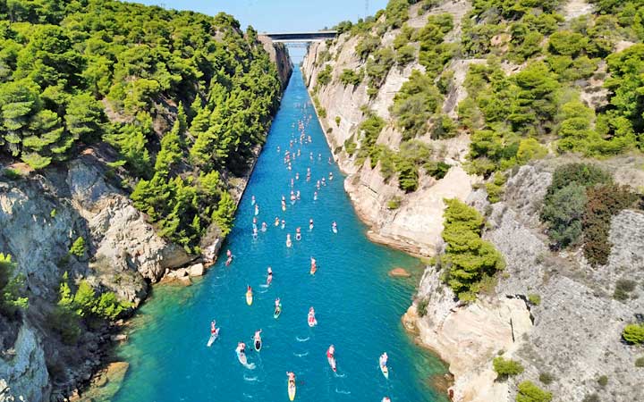 Croisière Canal de Corinthe