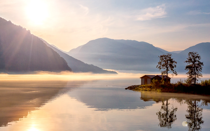 Croisière Lustrafjorden