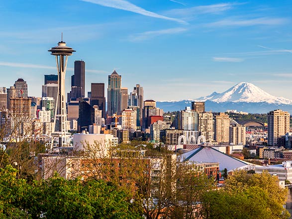 Une nuit sur la côte nord-ouest de l'Amérique : de Seattle à Vancouver 