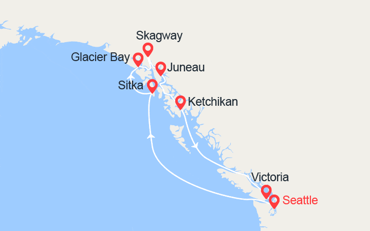 Itinéraire Alaska 