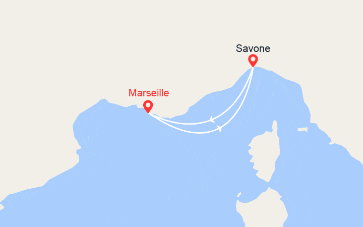 itinéraire croisière Méditerranée Occidentale : Balade en Méditerranée 