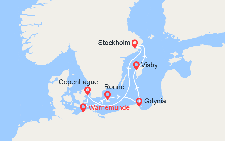 Itinéraire Baltique : Pologne, Lituanie, Suède... 