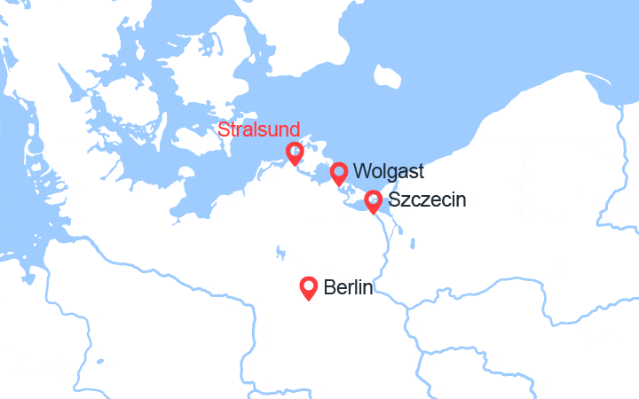 itinéraire croisière Elbe Weser Isar Oder - Elbe Weser Isar Oder : De la capitale allemande à la mer baltique (SUB_PP)