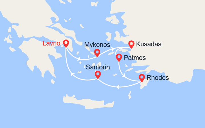 itinéraire croisière Iles grecques : Emblématique Mer Egée - 6 destinations - Kusadasi 