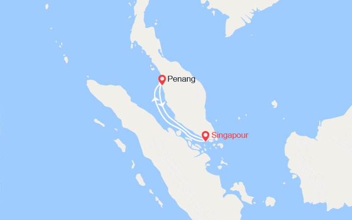 Itinéraire Escapade à Penang 
