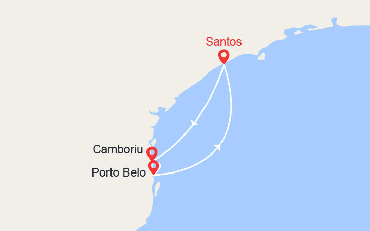 Itinéraire Escapade au Brésil: Camboriú, Porto Belo 