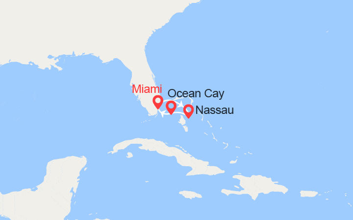 Itinéraire Escapade aux Bahamas : Nassau, Ocean Cay 