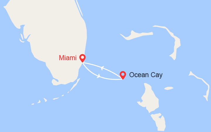 itinéraire croisière Caraïbes et Antilles : Escapade aux Bahamas: MSC Ocean Cay 