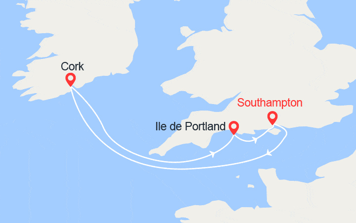 itinéraire croisière Iles Britanniques : Escapade dans le Nord : Irlande, Ile de Portland 