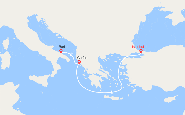 Itinéraire Escapade en Méditerranée : Istanbul, îles Grecques 