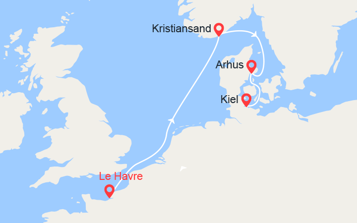 itinéraire croisière Fjords - Fjords : Escapade en Norvège 