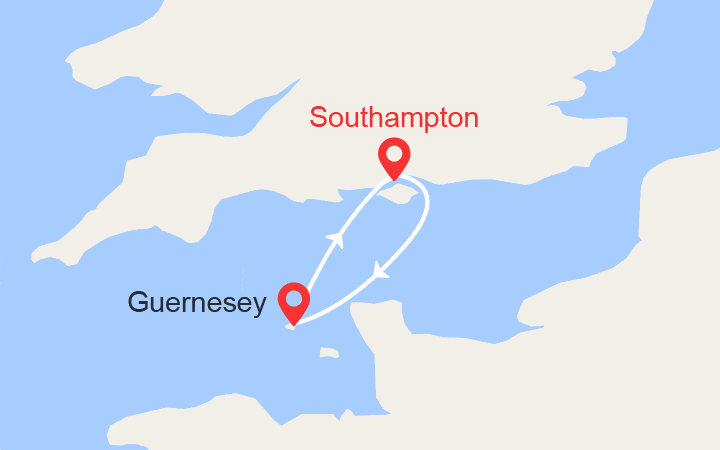 Itinéraire Escapade sur l'île de Guernesey  