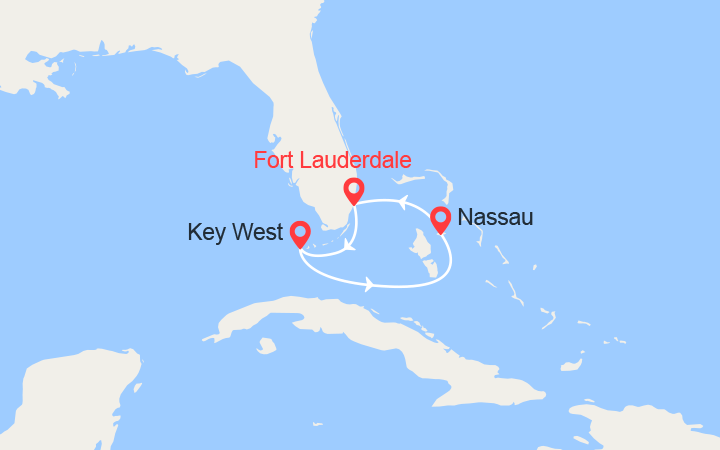 Itinéraire Floride, Bahamas 