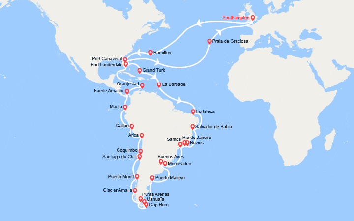 Itinéraire Grand Voyage : Expérience de l'Amérique du Sud 