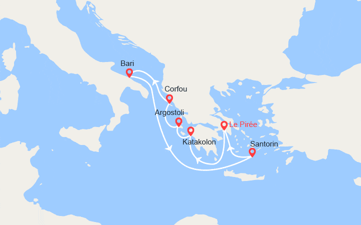 Itinéraire Grèce, Îles grecques 