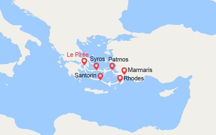Itinéraire Grèce, Turquie 