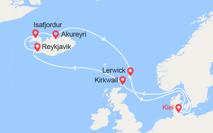 Itinéraire Islande 