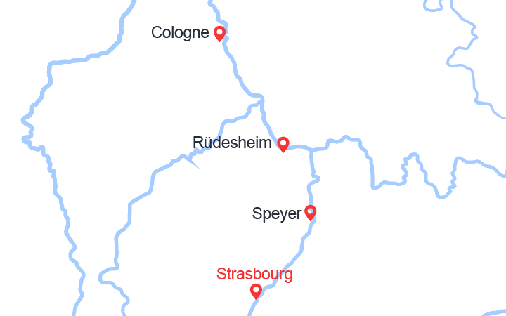 itinéraire croisière Rhin et ses affluents : La magie des marches de Noël sur le Rhin (SKL_PP)