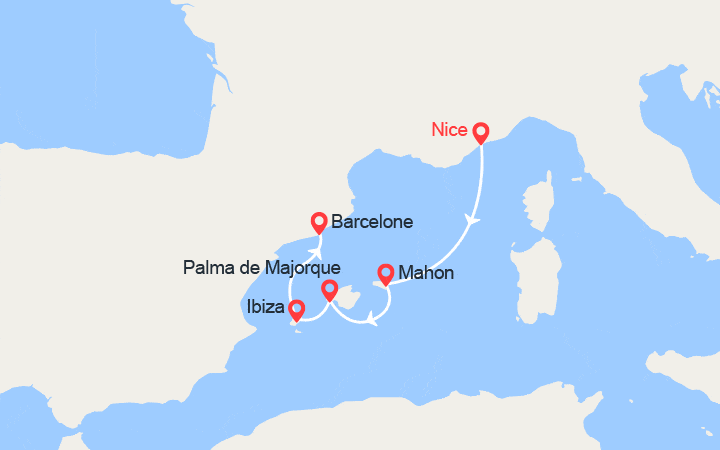 Itinéraire Les Baléares, Soleil méditerranéen et escales de rêve (NCB_PP) 