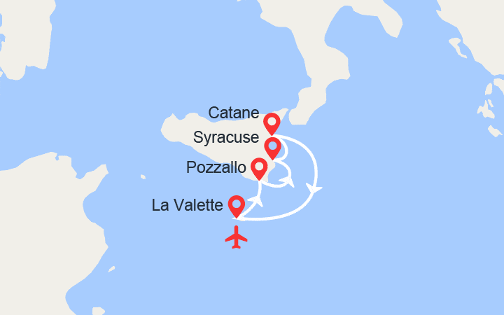 itinéraire croisière Méditerranée Occidentale : Les Belles méditerranéennes (MSM) 