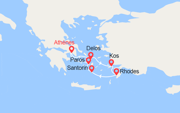 Itinéraire Les Cyclades et le Dodécanèse, îles confidentielles de la Mer Égée (ANA_PP) 