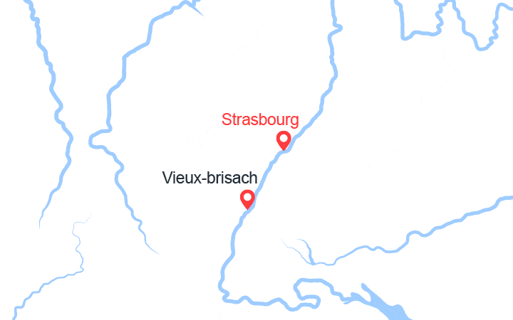 itinéraire croisière Rhin et ses affluents - Nil : Marchés de Noël en Alsace et en Forêt-Noire (MNC_PP) 
