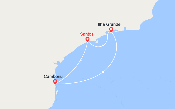 itinéraire croisière Amérique du Sud : Mini croisière au Brésil 
