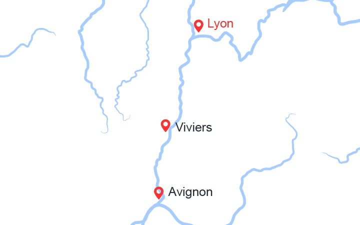 itinéraire croisière Rhône Saône - Rhône Saône : Noël Provençal et la vallée du Rhône (LVA_PP)