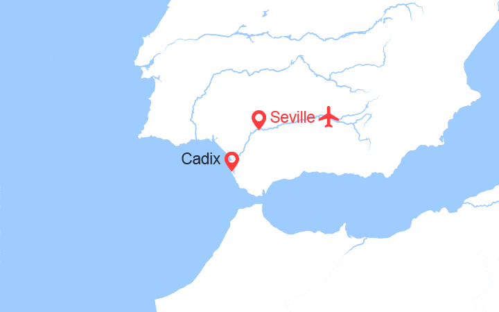 itinéraire croisière Guadalquivir - Guadalquivir : Nouvel An andalou (NAA) 