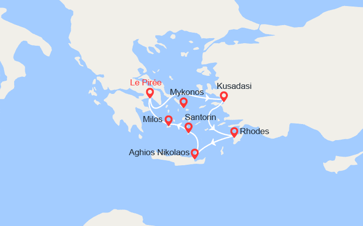 Itinéraire Paradisiaque Adriatique et idyllique mer Égée  