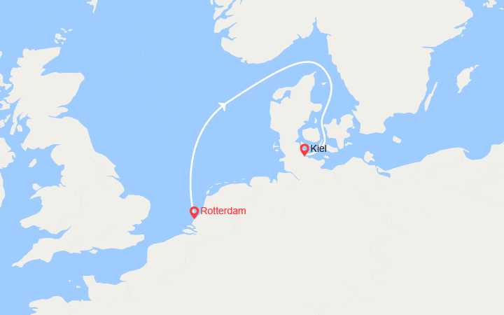 itinéraire croisière Europe du Nord : Pays-Bas, Allemagne