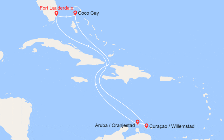 Itinéraire Petites Antilles, Bahamas 