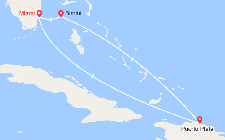 Itinéraire République Dominicaine, Bahamas 