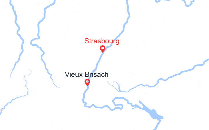 itinéraire croisière Rhin et ses affluents : Réveillon Rhénan sur les rives du Rhin Supérieur (REX_PP)