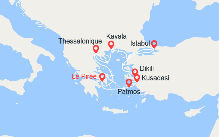 Itinéraire Sur les pas de Saint Paul: Iles grecques et Turquie 