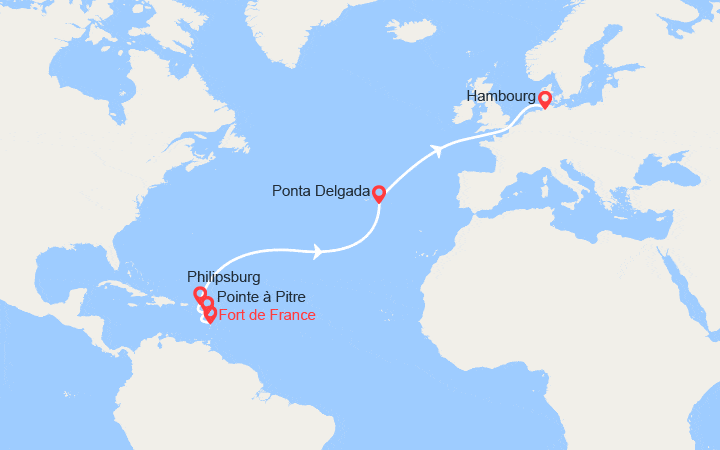 Itinéraire Transatlantique : de Martinique en Allemagne 