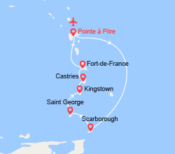 itinéraire croisière Caraïbes et Antilles : Antilles, Trinité et Tobago  
