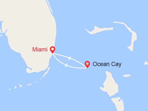 itinéraire croisière Caraïbes et Antilles - Cuba : Escapade aux Bahamas: MSC Ocean Cay