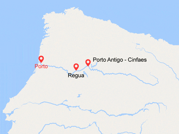 itinéraire croisière Douro - Douro : Porto et la vallée de Douro (POB_PP)