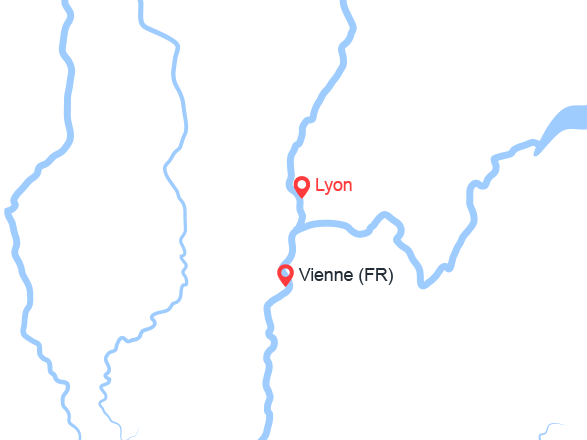 itinéraire croisière Rhône Saône - Guadalquivir : Week-end de Fête sur le Rhône (THL_A90) 