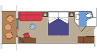 Photo cabine MSC Lirica