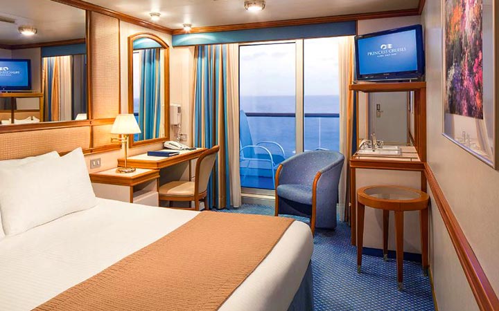 Photo Cabine Caribbean Princess - Cabine Balcon