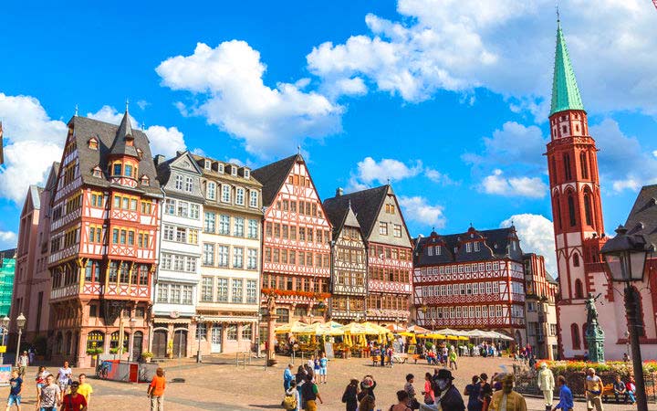 FRANCFORT - RÜDESHEIM (Le Main et le Rhin)
