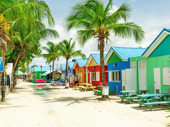 Barbade, Ste Lucie, Dominique, St Christophe et Niévès, St Martin, Porto Rico 