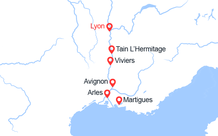 Carte de l'itinéraire