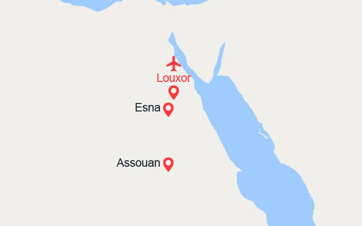 Carte de l'itinéraire