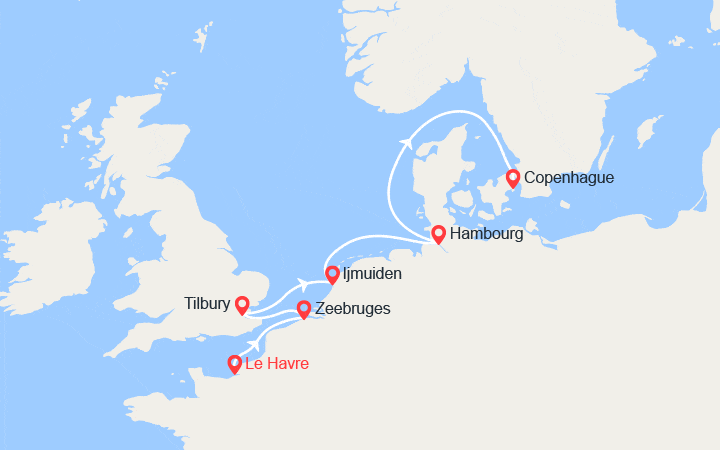 Carte de l'itinéraire