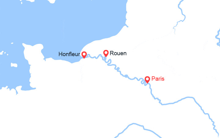 Carte itinéraire croisière La vallée de la Seine : art, histoire et nature (PCN_PP)