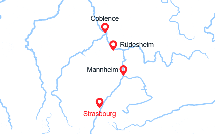 Carte de l'itinéraire