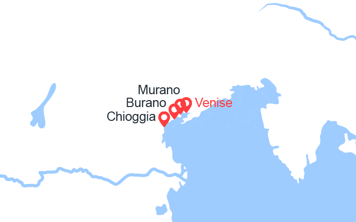 Carte itinéraire croisière Noël dans la Lagune de Venise (NOV_PP)
